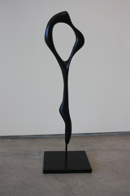 black sculpture