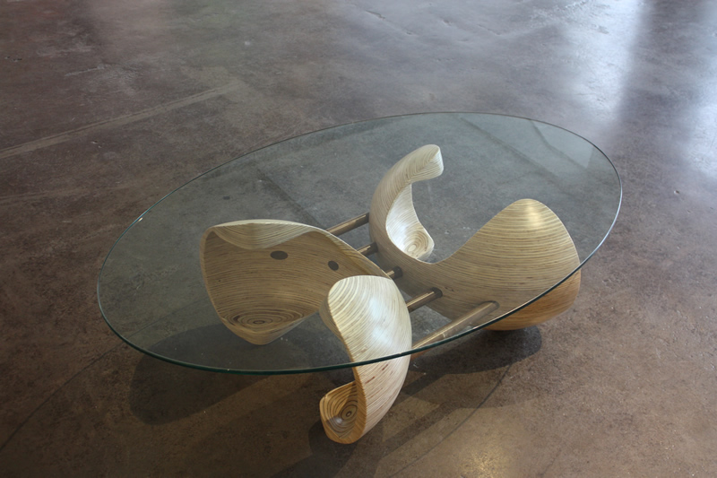 coffee table with glass top